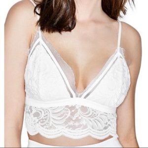 Guess Marchiano Lace Top size small